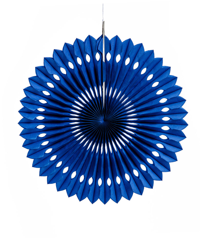 Large Royal Blue Fan