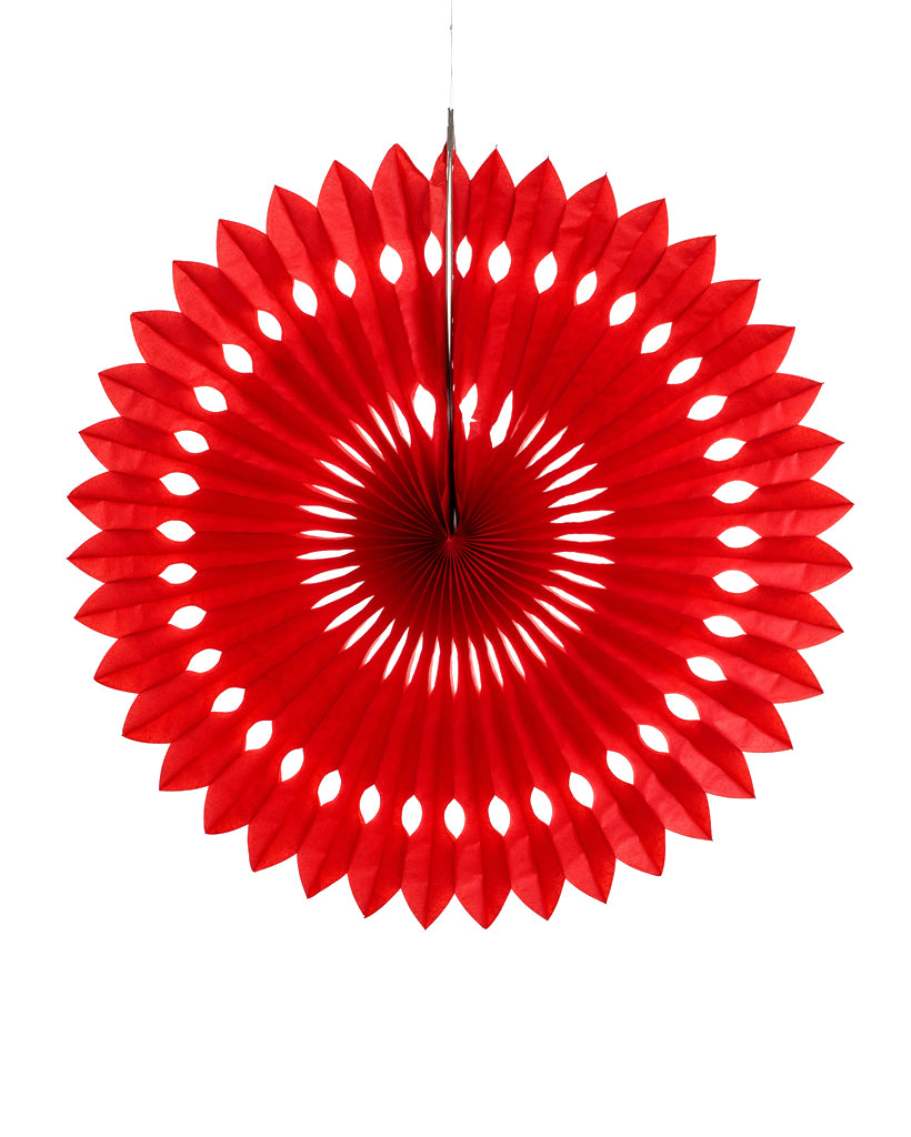 Large Red Fan