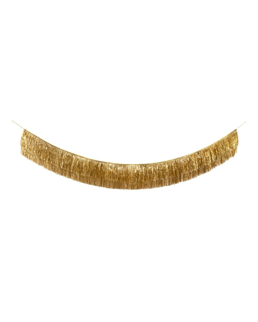 Gold Tinsel Fringe