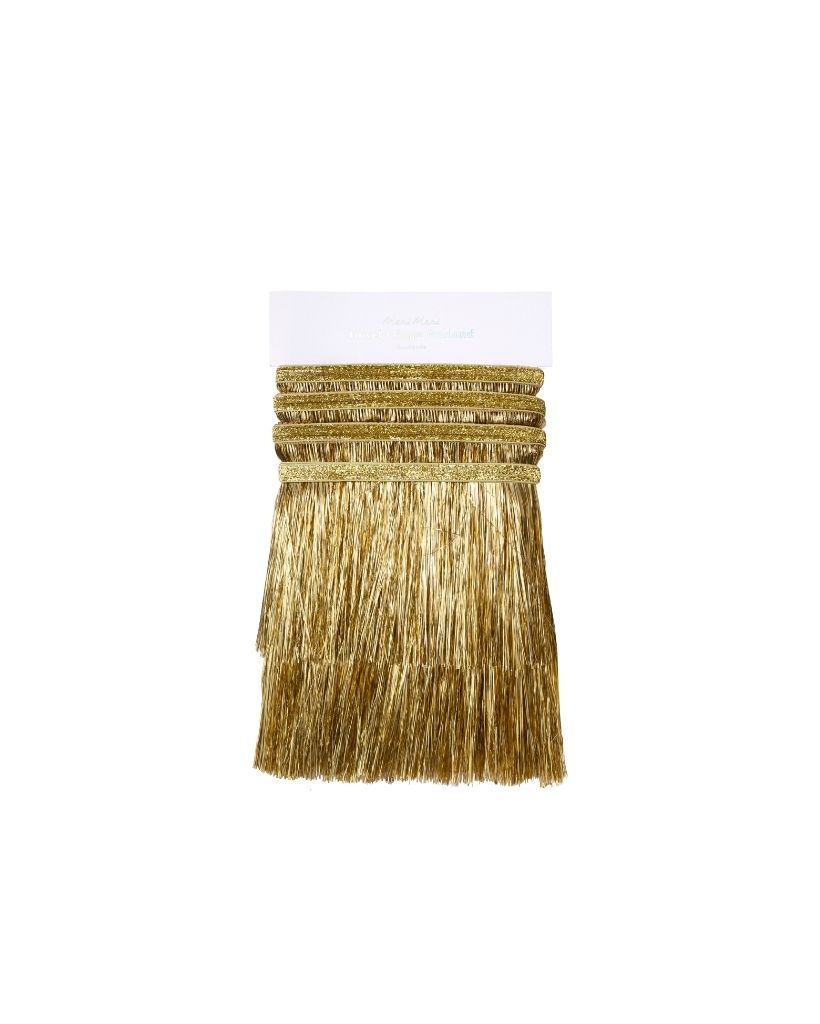 Gold Tinsel Fringe