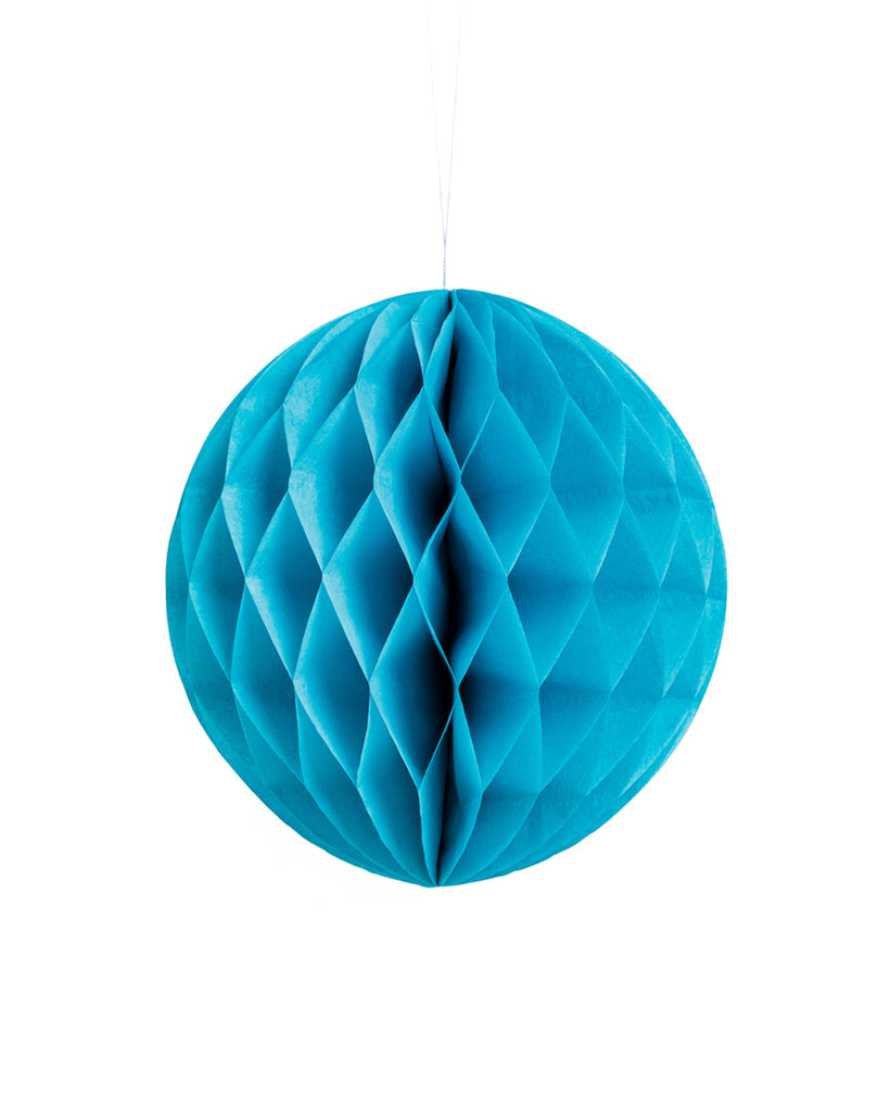 Medium Sky Blue Honeycomb Ball