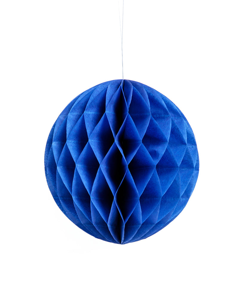 Medium Navy Blue Honeycomb Ball