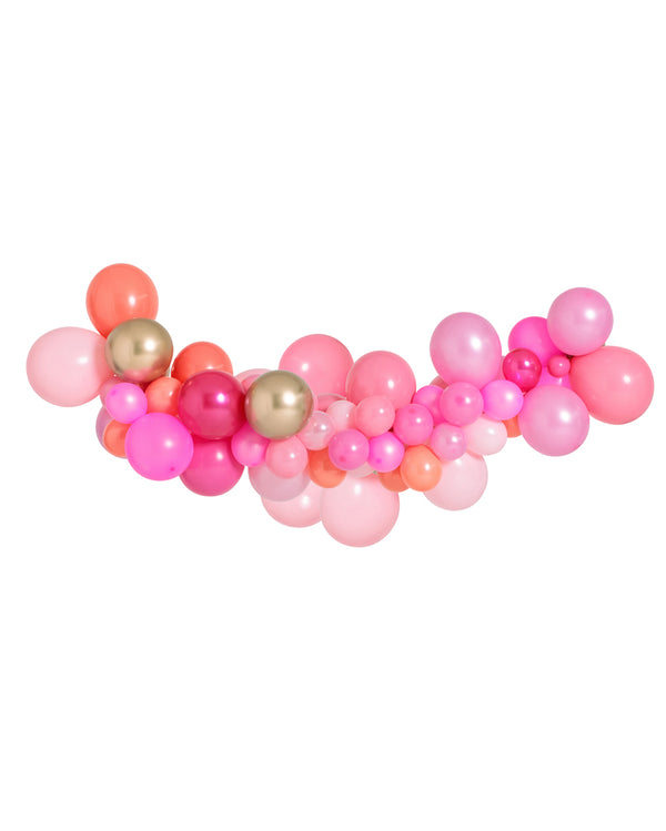 Medium Pink Shimmer Balloon Garland