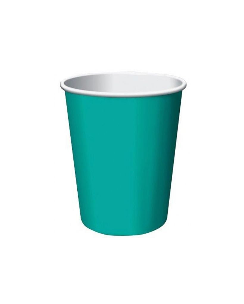 Teal Lagoon Paper Cups