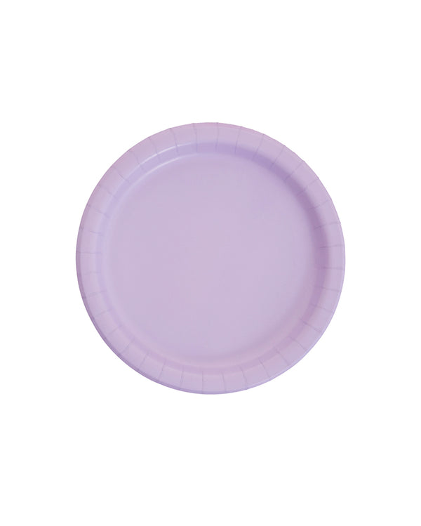 Small Lavender Paper Plates