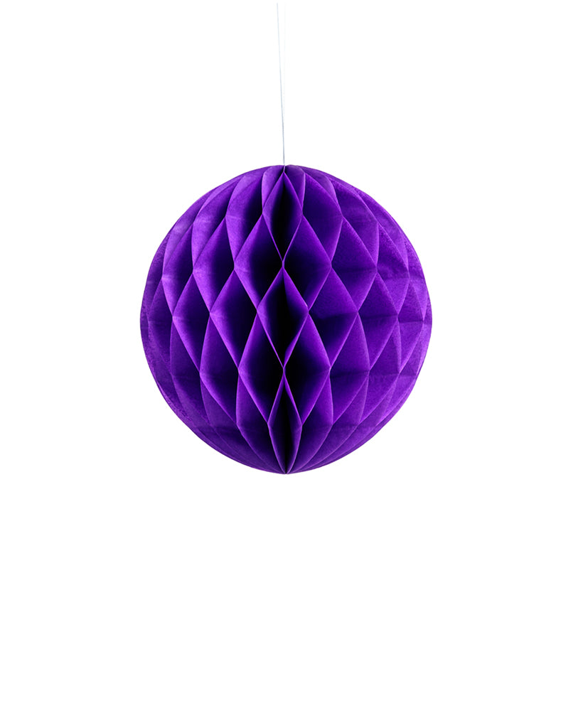 12cm Purple Honeycomb Ball