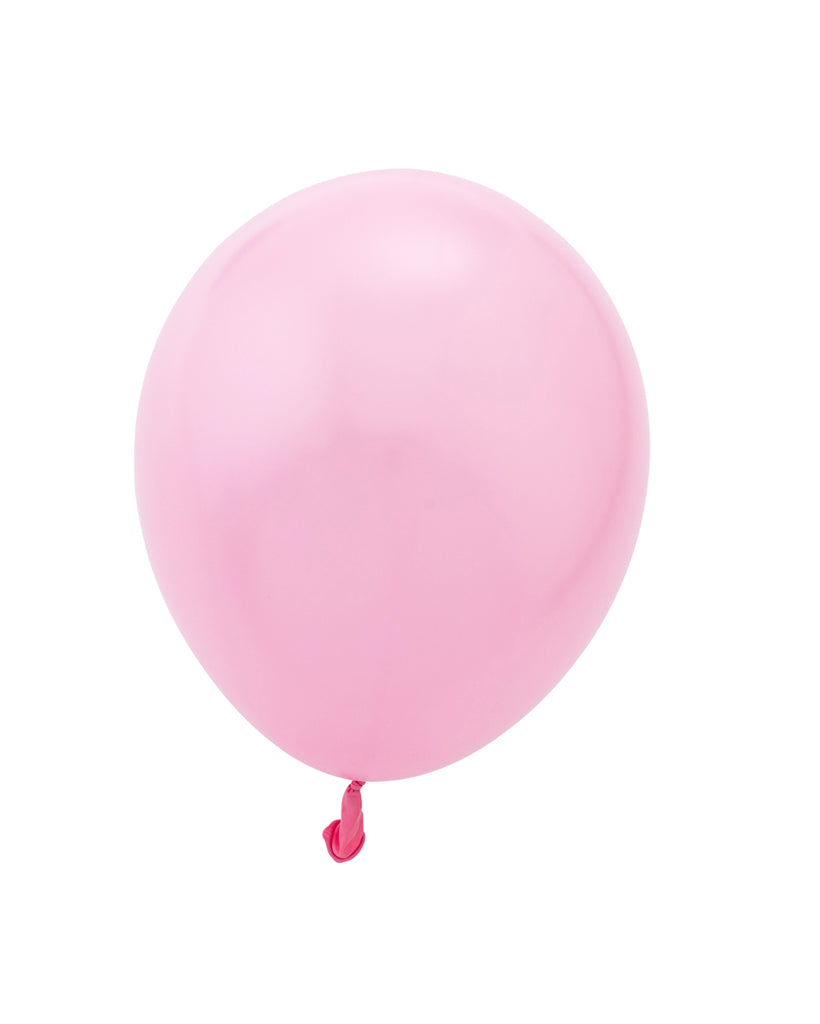 5 Flat Pearl Pink Standard Balloons