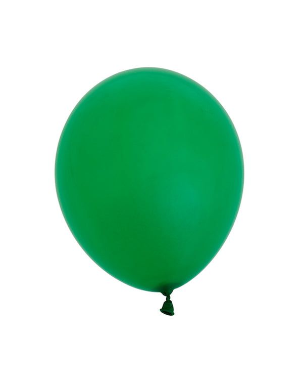 5 Flat Spring Green Standard Balloons