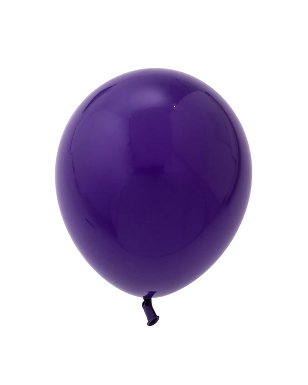 5 Flat Purple Violet Standard Balloons