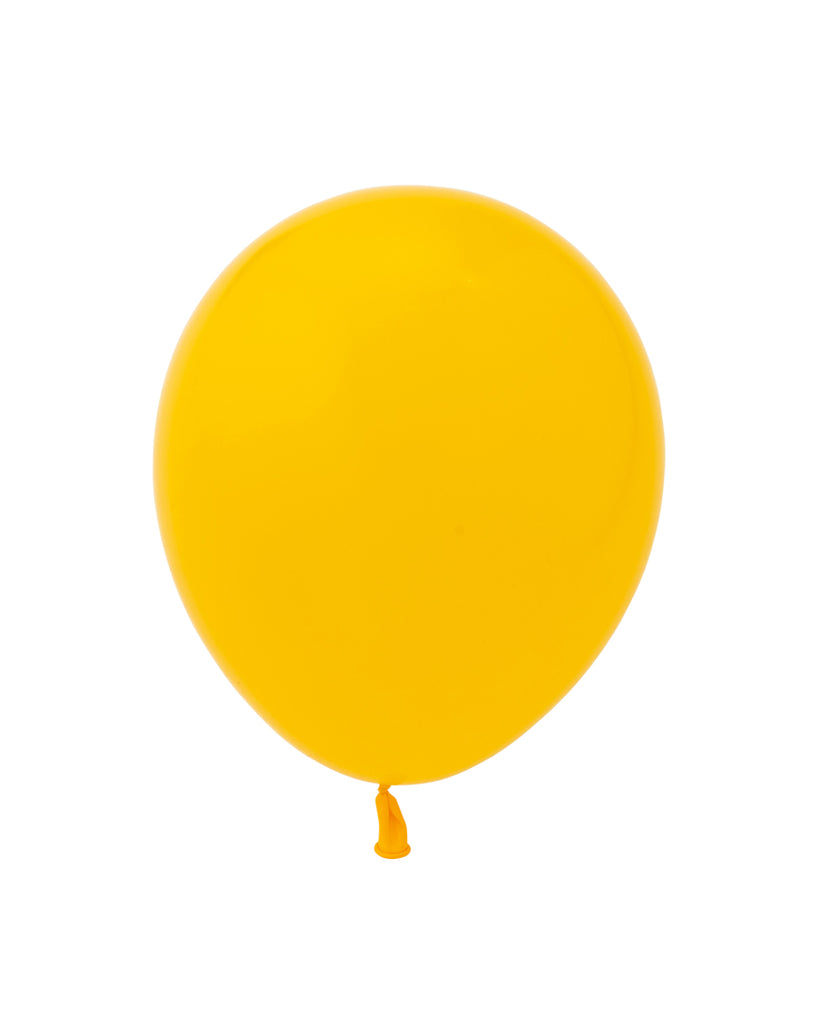 5 Flat Goldenrod Standard Balloons