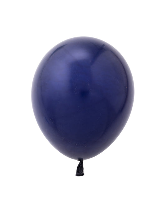 5 Flat Navy Standard Balloons