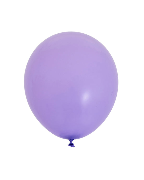 5 Flat Lilac Standard Balloons