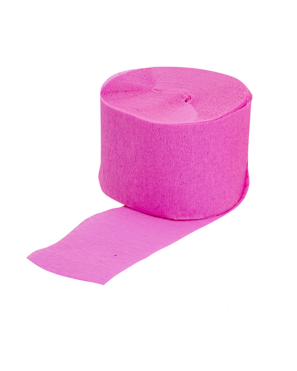 Bright Pink Streamer Roll