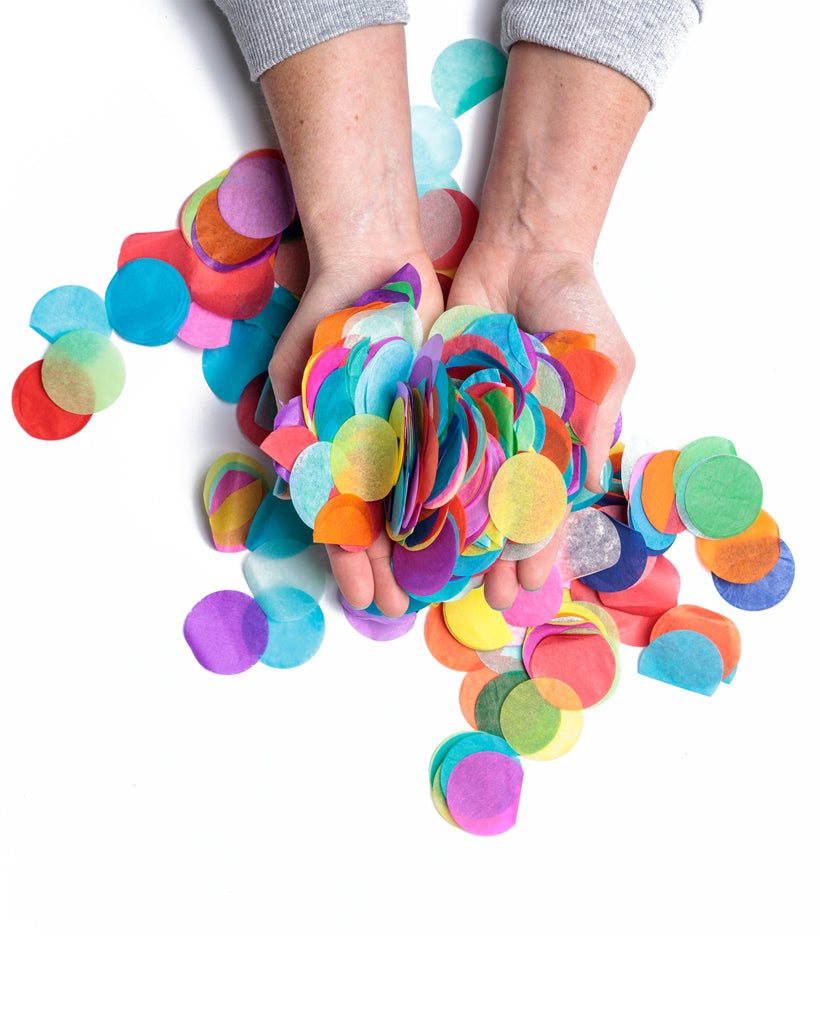 Rainbow Jumbo Confetti