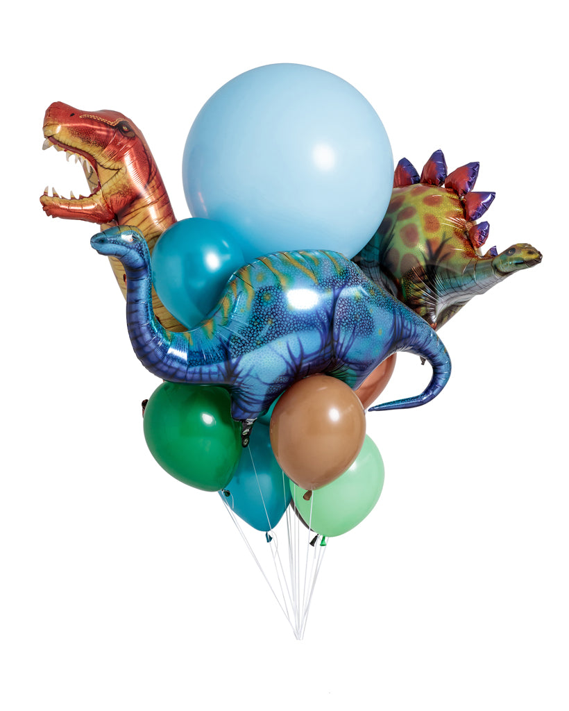 Dinosaur Balloon Bouquet Filled with Helium