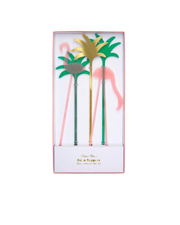 Flamingo Cake Toppers