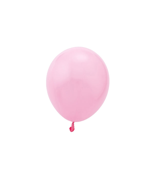 5 Flat Pearl Pink Mini Balloons