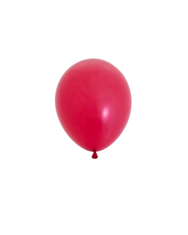 5 Flat Wildberry Mini Balloons