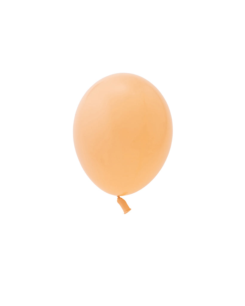 5 Flat Blush Mini Balloons