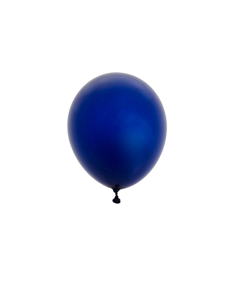 5 Flat Royal Blue Mini Balloons