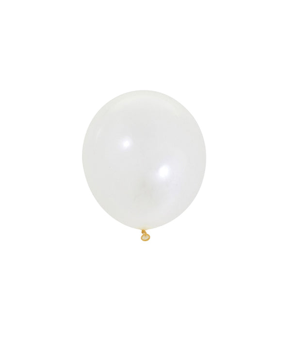 5 Flat Clear Mini Balloons