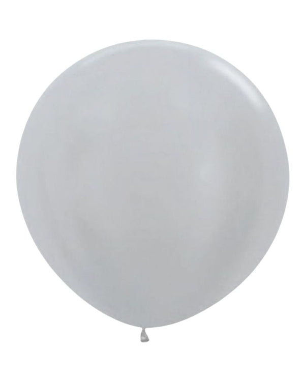Silver Jumbo Balloon