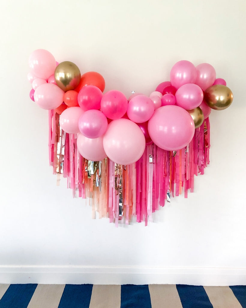 Pink Shimmer Streamer Garland